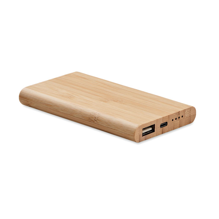 Powerbank bambus 4000 mAh ARENAPOWER C Lemn
