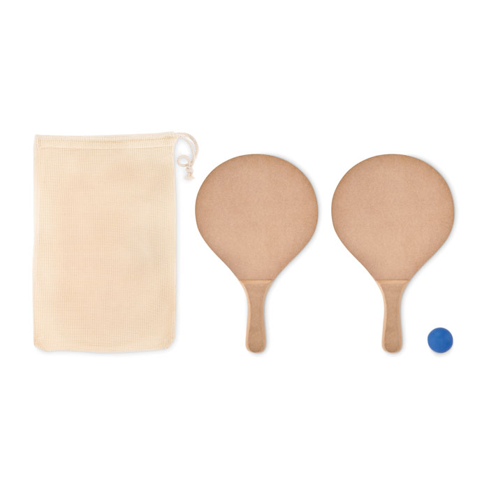 Set tenis de plajă RAQUET Lemn