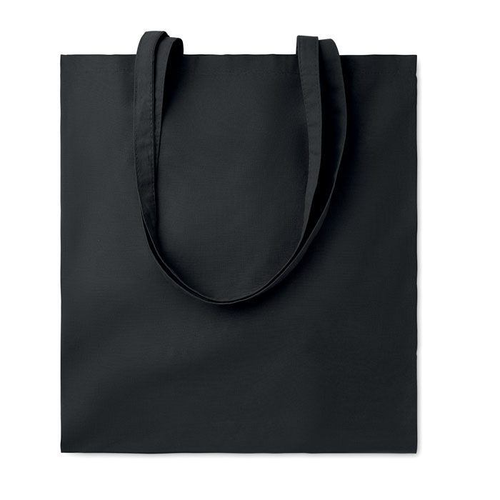 Sacoșă din bumbac organic EU TURA COLOUR Negru