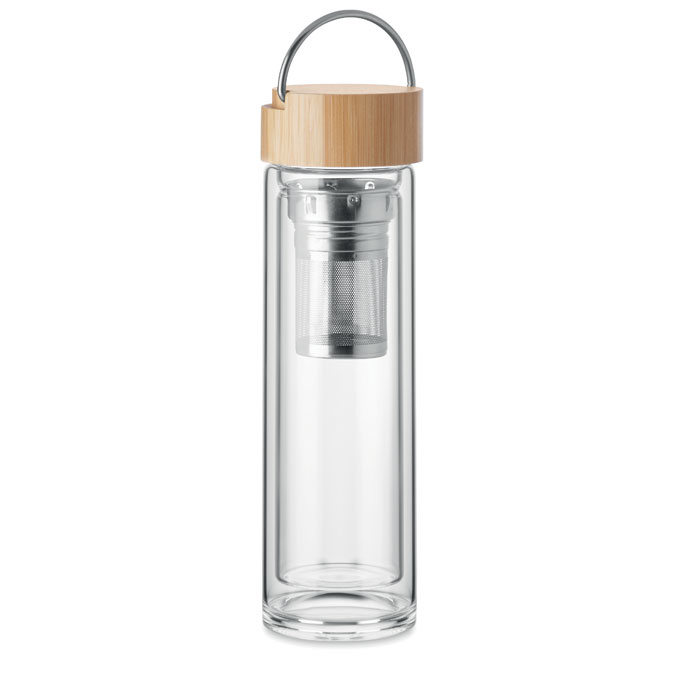 Sticlă cu perete dublu 400 ml BATAMI Transparent