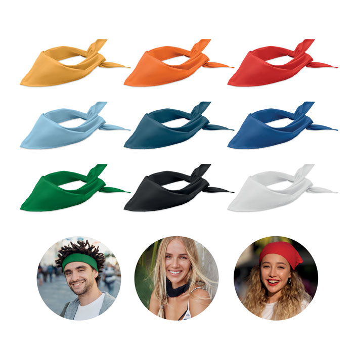 Eșarfă multifcț. polycotton BANDANA BANDIDO Negru