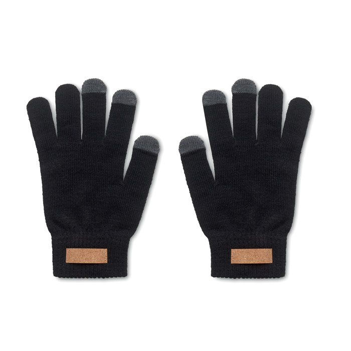 Mănuși tactile RPET DACTILE Negru
