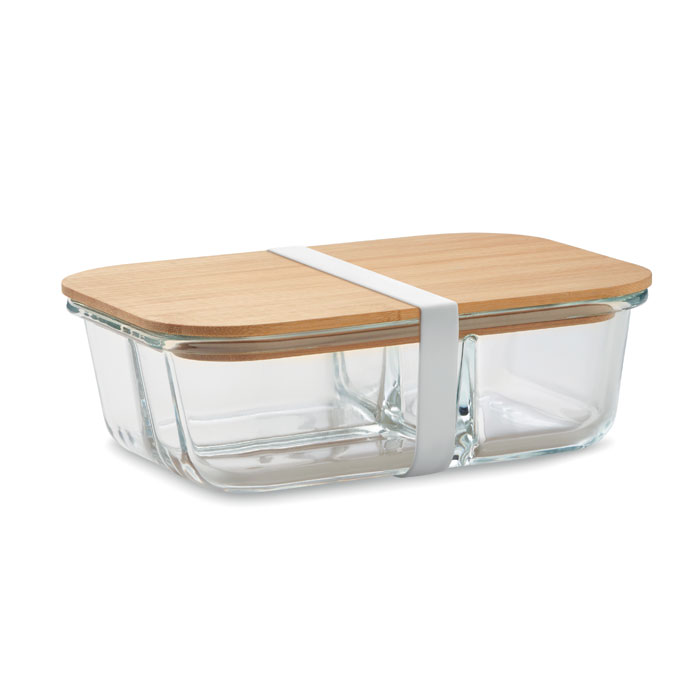 Cutie de prânz din sticlă cu capac TUNDRA 3 Transparent