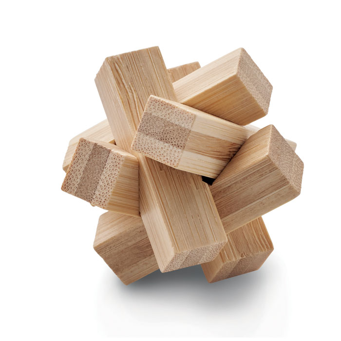Brainteaser în formă de stea di CUBENATS Lemn
