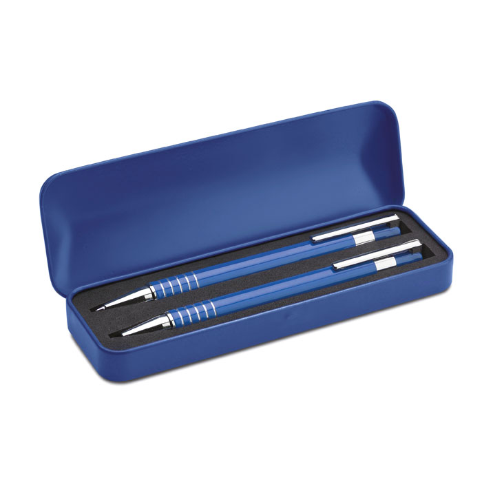 Set de scris din aluminiu ALUCOLOR Albastru