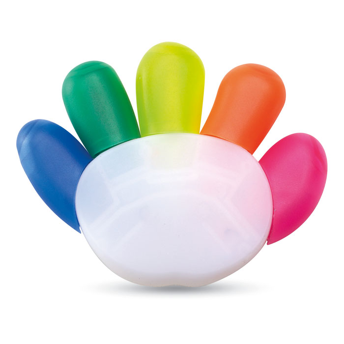 Evidențiator în 5 culori COLORE Multicolor