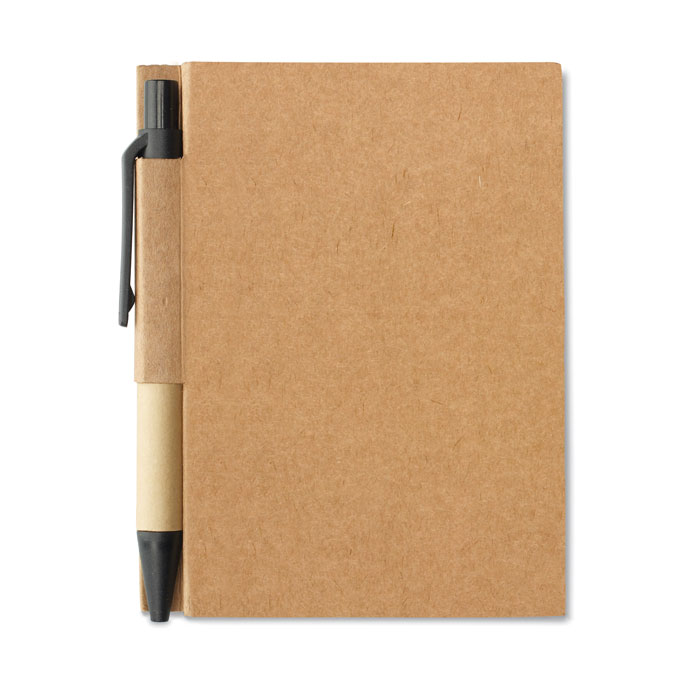 Bloc notițe cu mini pix CARTOPAD Negru
