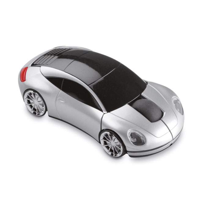 Mouse fără fir în formă mașină SPEED Argint Mat