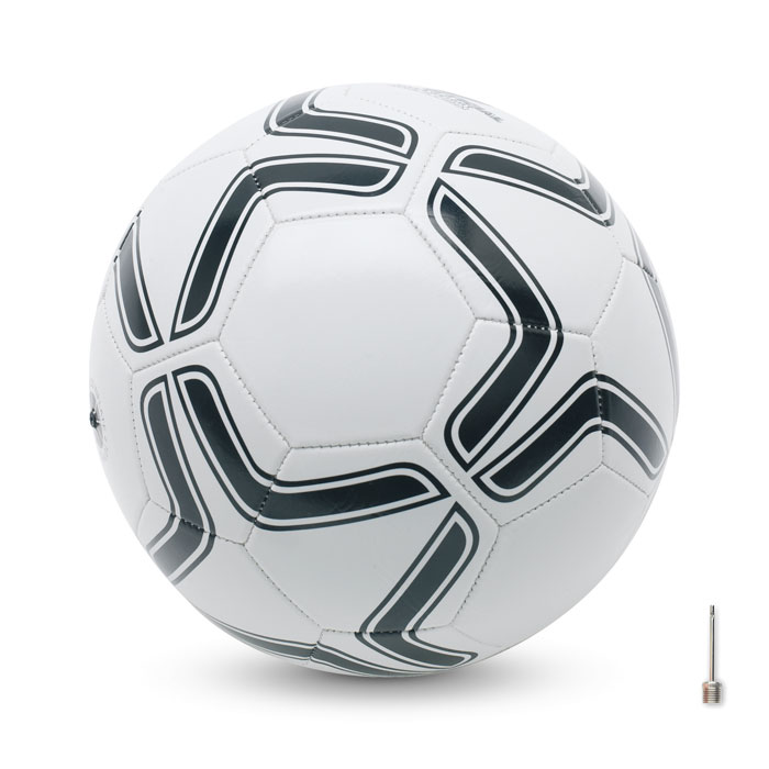 Minge de fotbal din PVC 21.5cm SOCCERINI Alb/Negru
