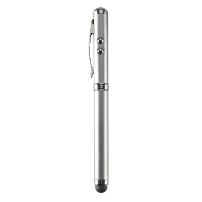 Pix laser şi vârf touch screen TRIOLUX Argint Mat