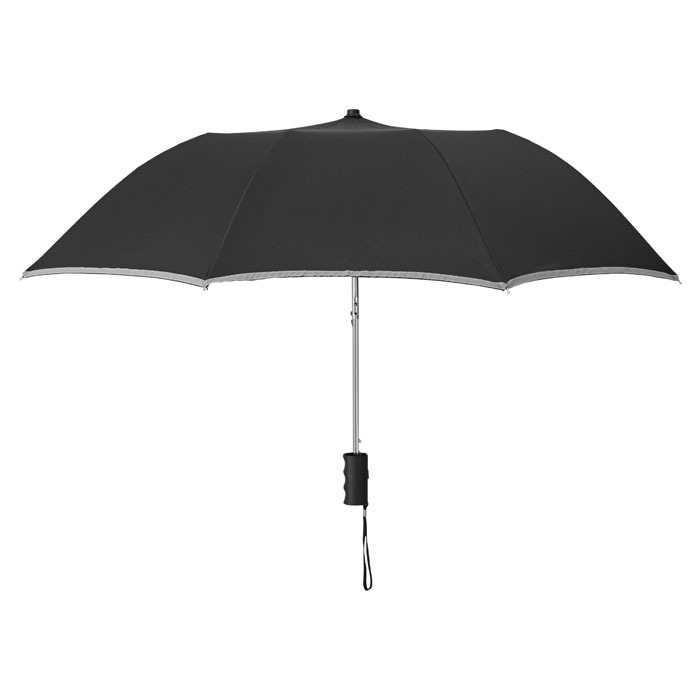 Umbrelă de 21 inch, pliabilă î NEON Negru