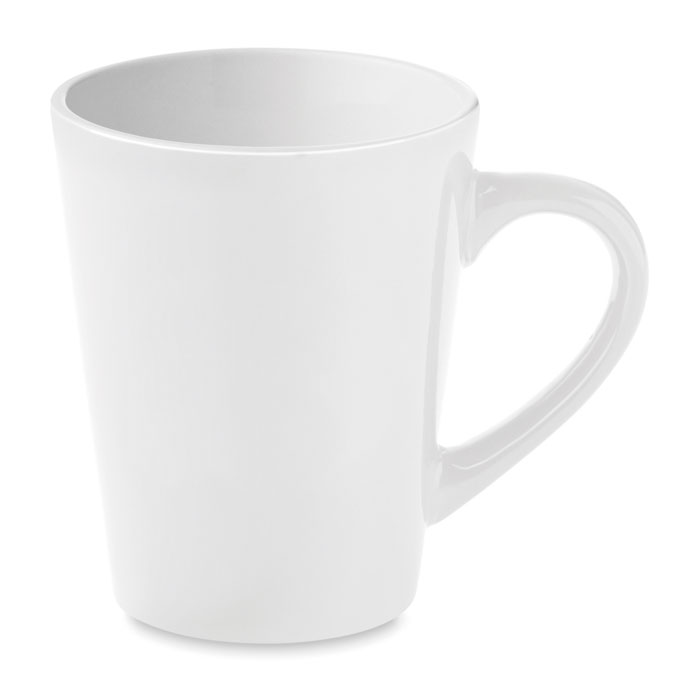 Cană ceramică de cafea 300 ml TAZA Alb