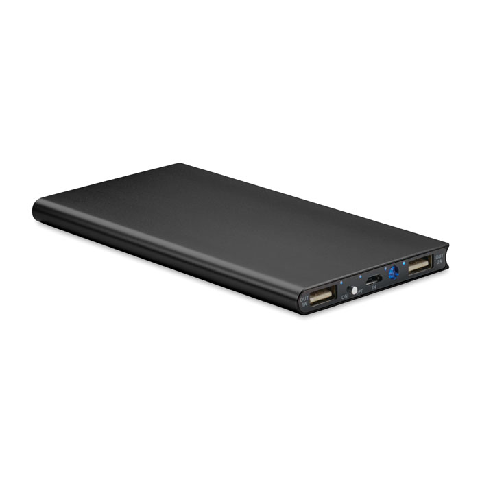 Baterie externă 8000 mAh POWERFLAT8 Negru