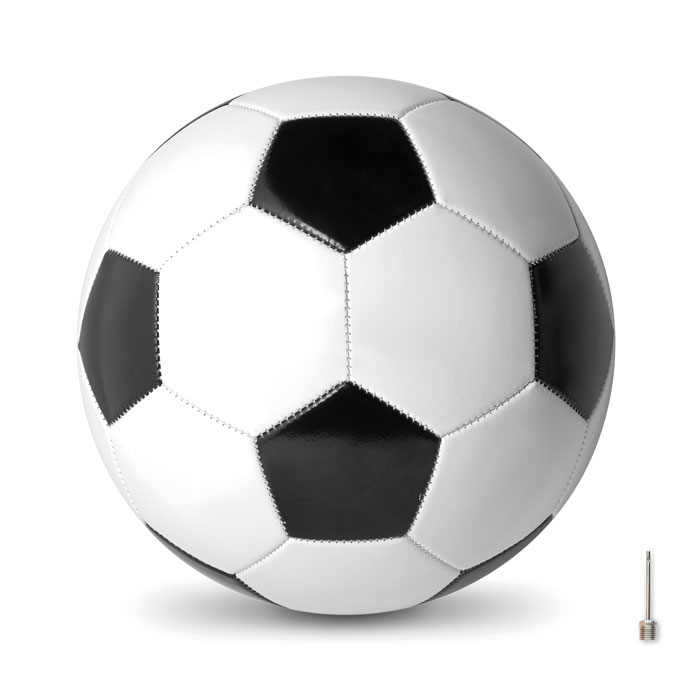 Minge fotbal 21.5cm SOCCER Alb/Negru