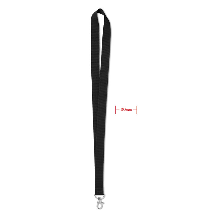 Lanyard SIMPLE LANY Negru