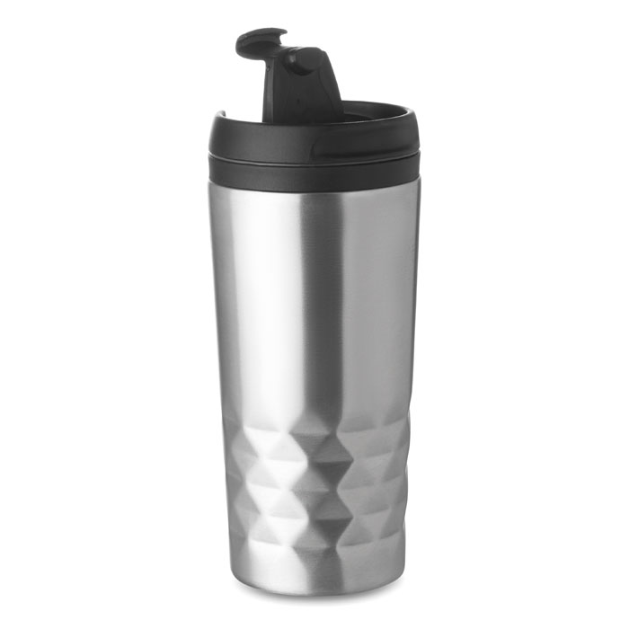 Cană perete dublu voiaj 350 ml TAMPAS Argint Mat