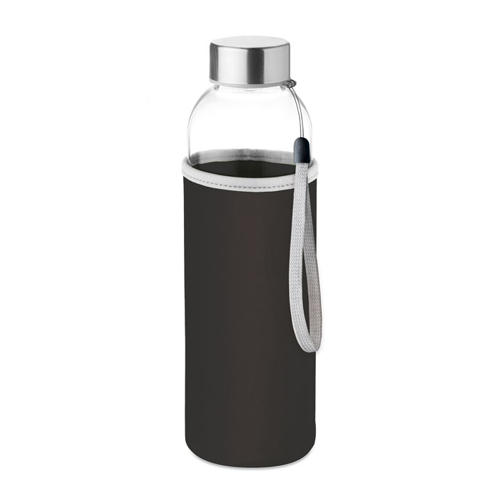 Sticlă de sticlă în husă 500ml UTAH GLASS Negru