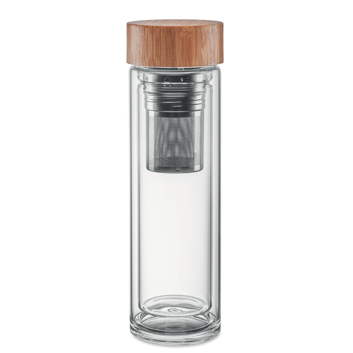 Sticlă perete dublu 420ml BATUMI GLASS Transparent