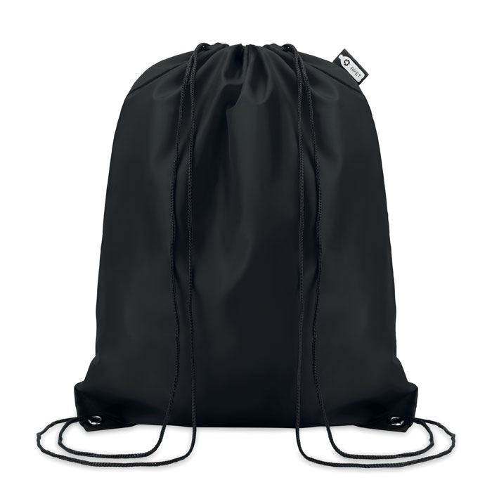 Sac cu cordon 190T RPET SHOOPPET Negru