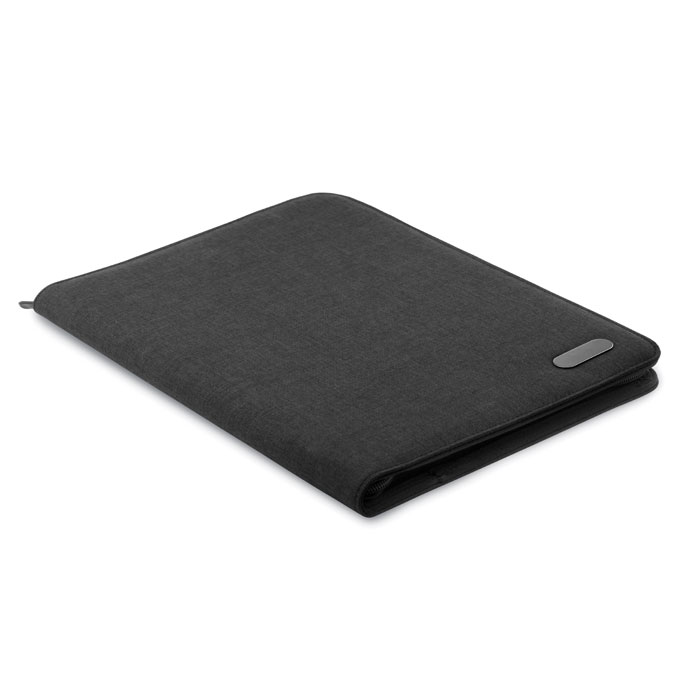 Mapă A4 din poliester NOTES FOLDER Negru