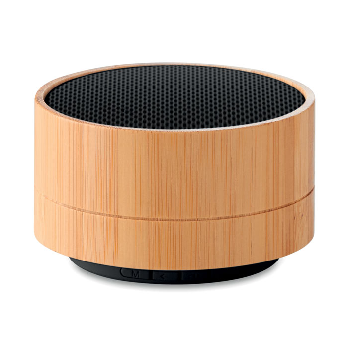 Boxă wireless din bambus 3W SOUND BAMBOO Negru