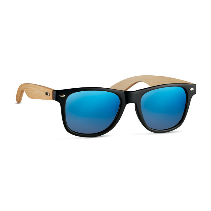 Ochelari soare, rame bambus CALIFORNIA TOUCH Albastru