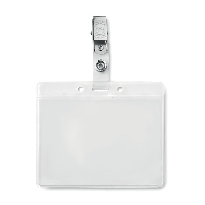 Suport ecuson din PVC CLIPBADGE Transparent