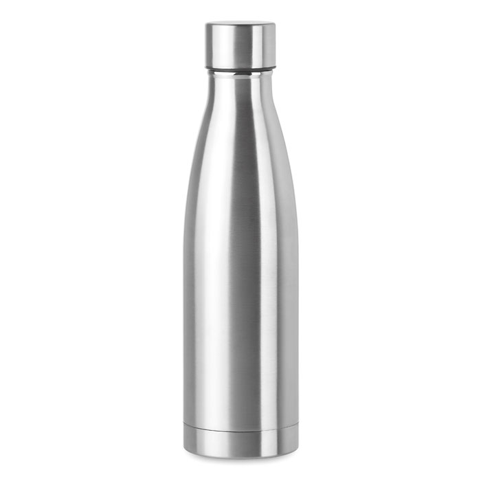 Sticlă cu perete dublu 500ml BELO BOTTLE Argint Mat