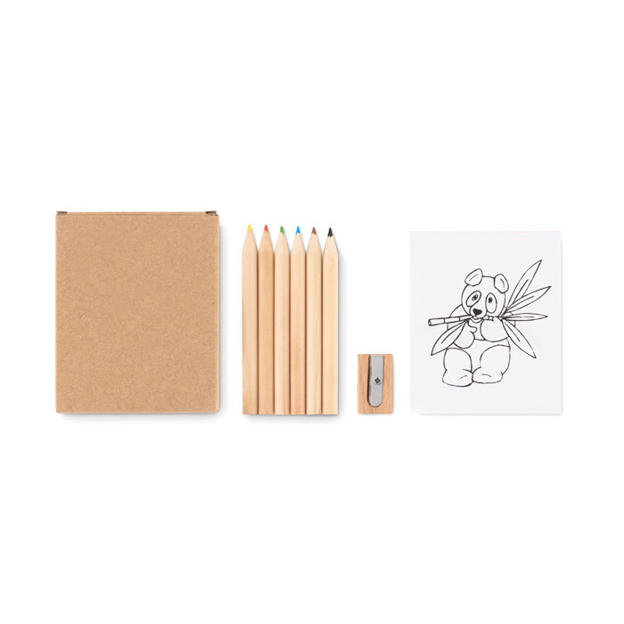 Set de colorat LITTLE VANGOGH Bej