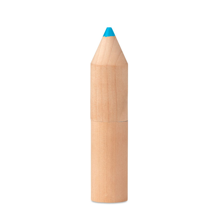 6 creioane în cutie de lemn PETIT COLORET Lemn