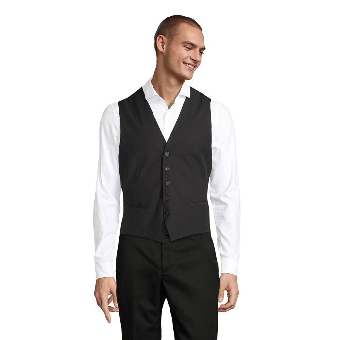 MAX MEN WAISTCOAT Deep Black