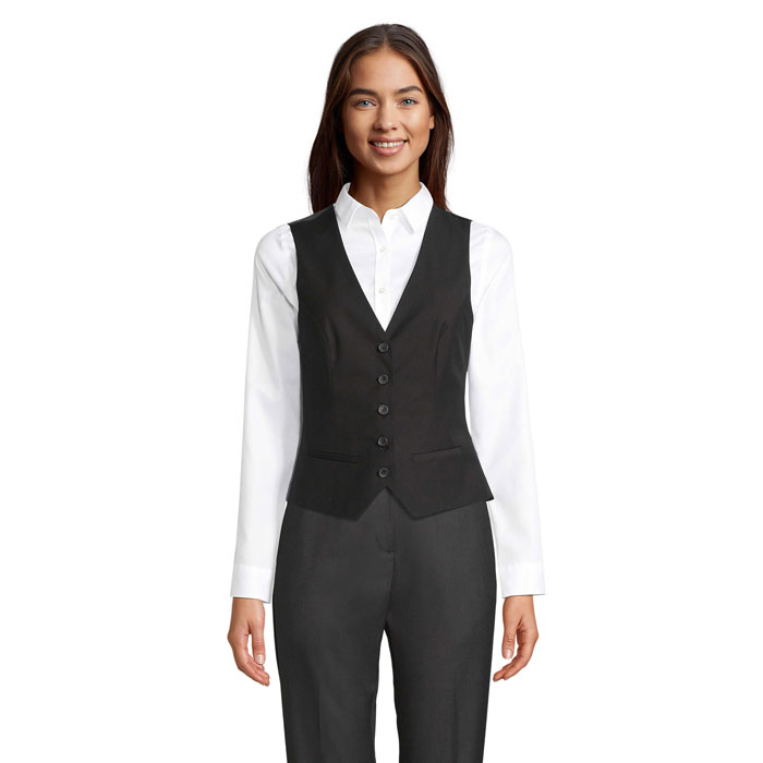 MAX WOMEN WAISTCOAT Deep Black