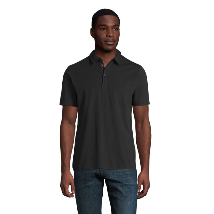 RELAX O SCAR MEN POLO SHIRT RELAX OSCAR MEN Deep Black