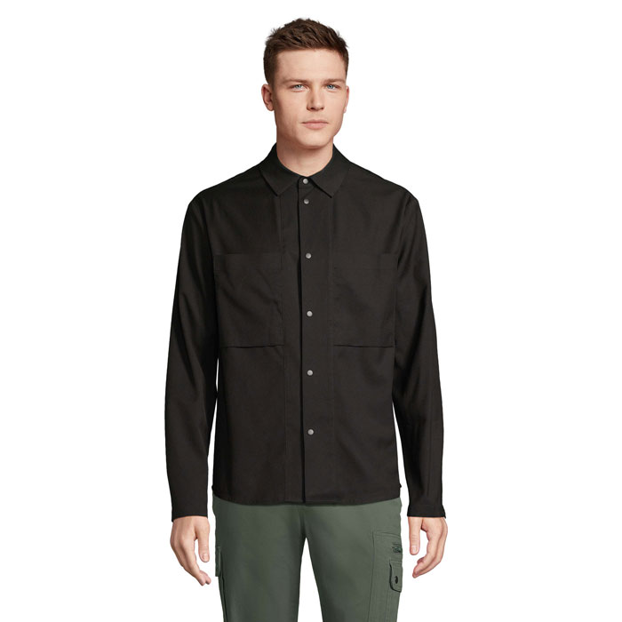 MADDEN UNISEX OVERSHIRT Deep Black