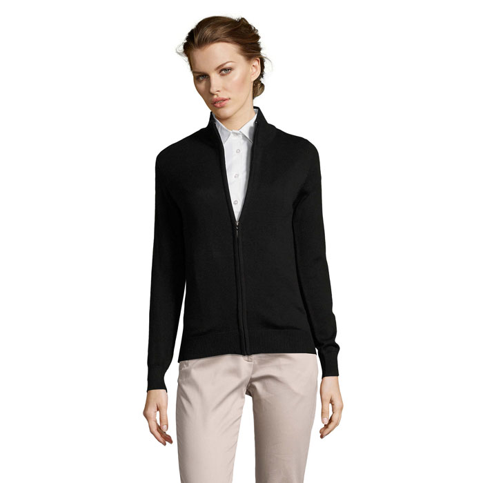GORDON WOMEN ZIP CARDIGAN Black