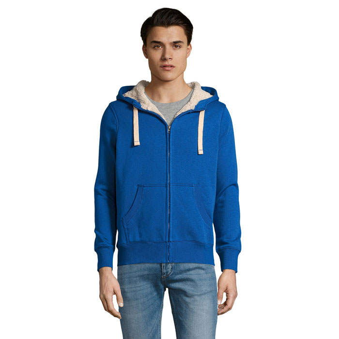 SHERPA UNISEX ZIPPED JACKET Royal Blue