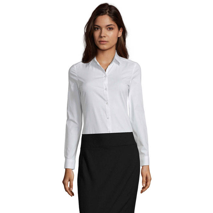 BLAKE WOMEN STRETCH SHIRT White