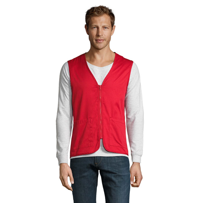 WALLACE UNISEX BODYWARMER Red