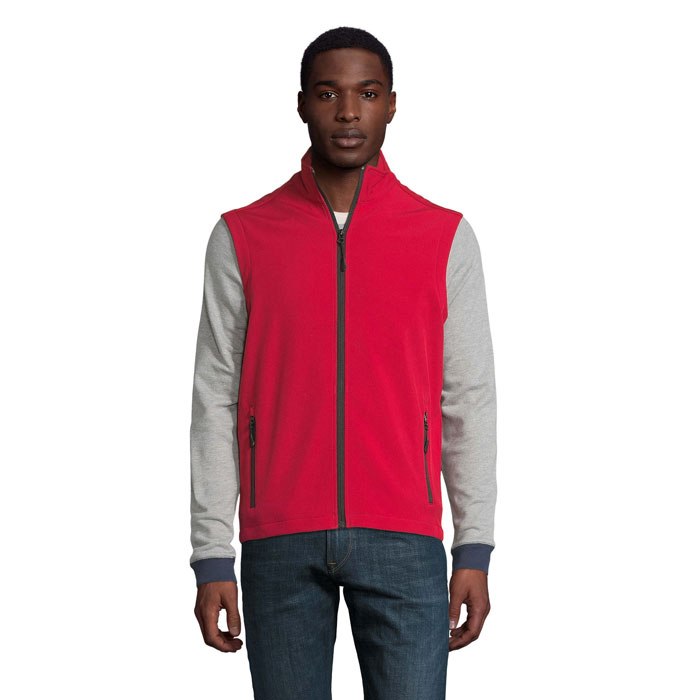 RACE BW MEN SOFTSHELL Pepper Red