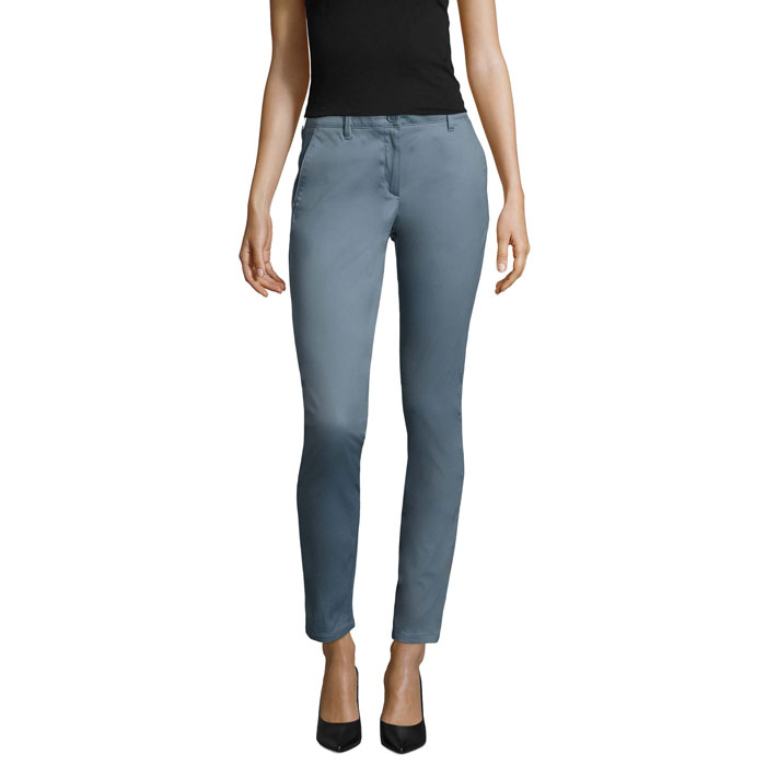 JARED WOMEN STRETCH TROUSER Creamy Dark Blue