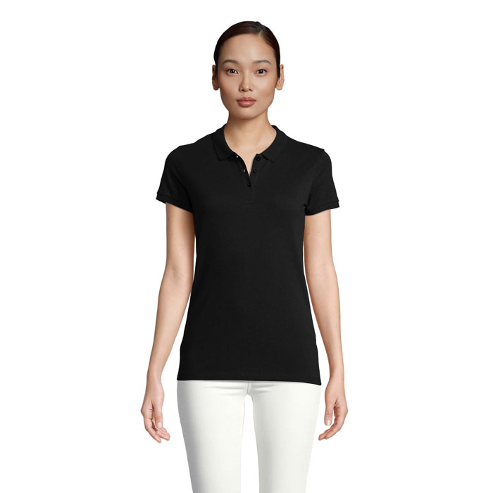PLANET WOMEN Polo 170g Black