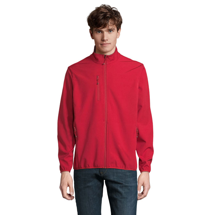 FALCON MEN SOFTSHELL Pepper Red