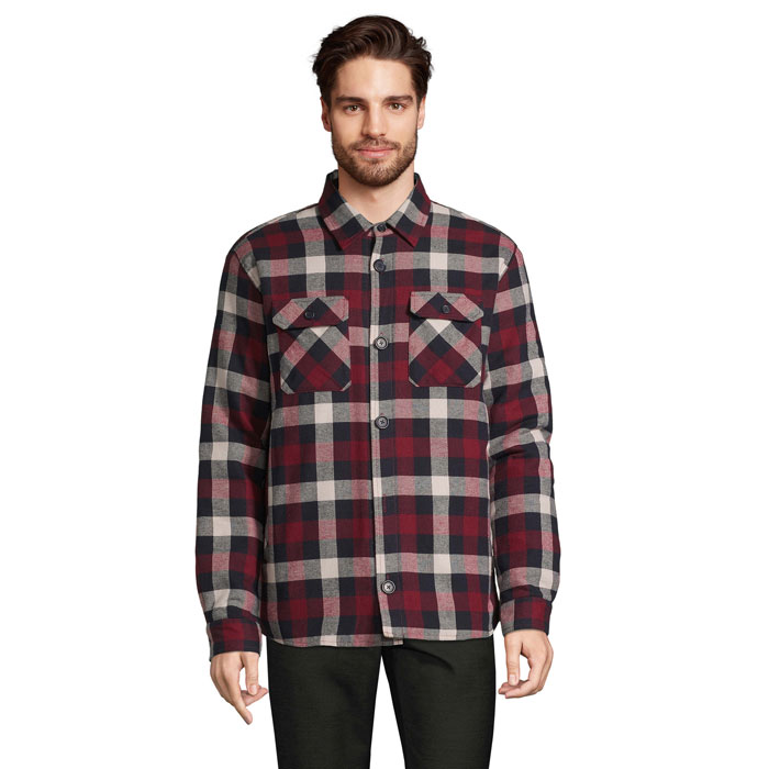 NOAH UNISEX OVERSHIRT Medium Burgundy