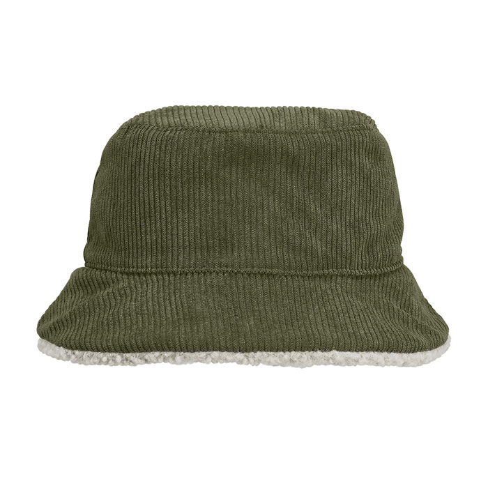 BUCKET 2IN1 BUCKET HAT Army/Shear Beige