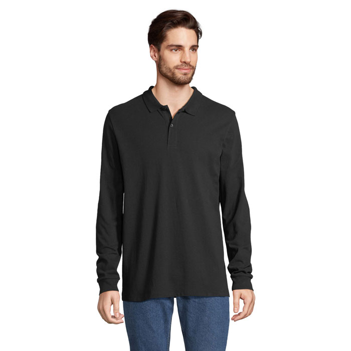 PLANET LSL POLO ORGANIC Black