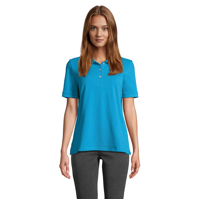 PACIFIC WOMEN POLO Aqua