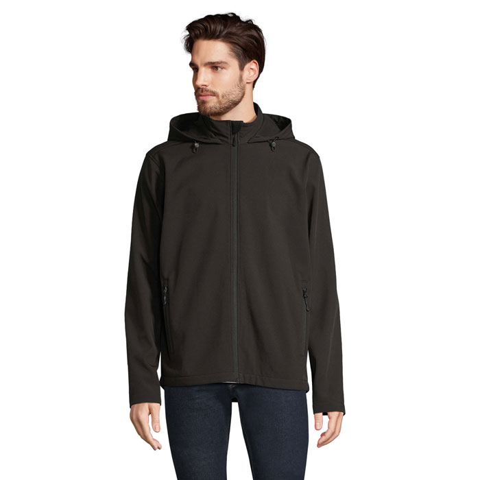 RACE MEN JACETĂ CU GLUGĂ RACE HOODED MEN Black