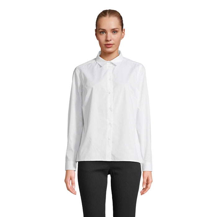BAILEY WOMEN POPLIN SHIRT White