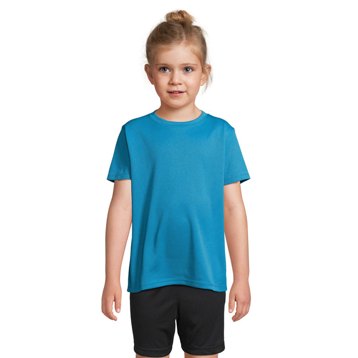 SPRINT KIDS SPORTS T-SHIRT Aqua