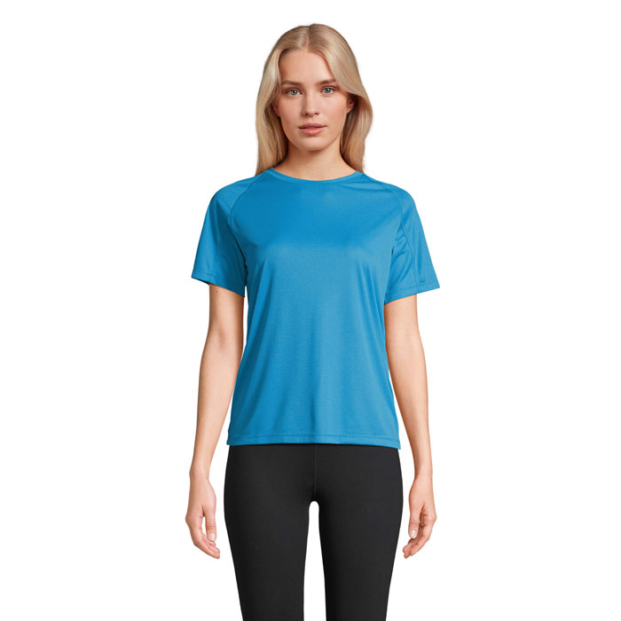 VORTEX WOMEN RAGLAN T-SHIRT Aqua